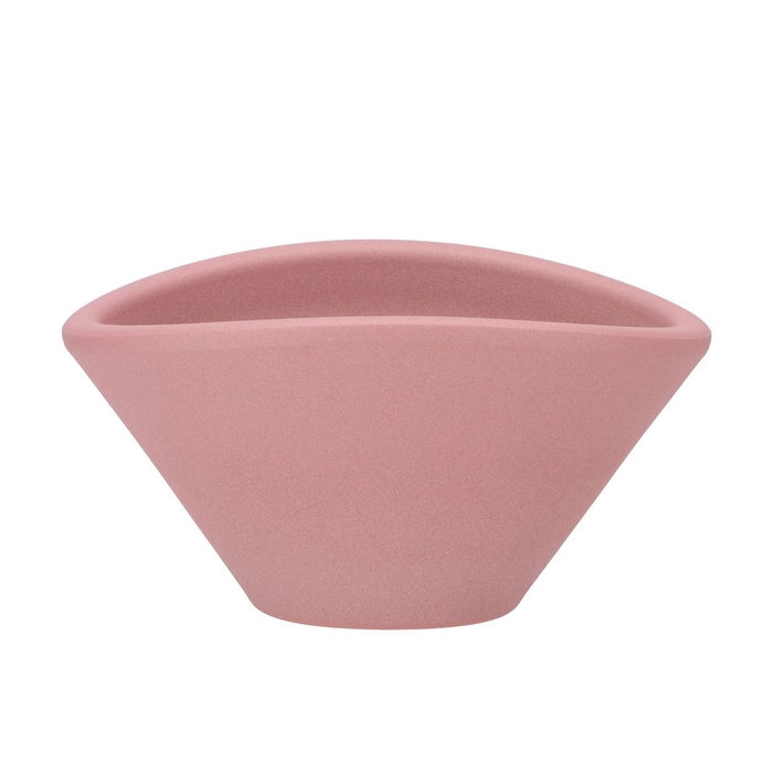 <h4>Vinci Pink Bowl Oval 24x17x12cm</h4>
