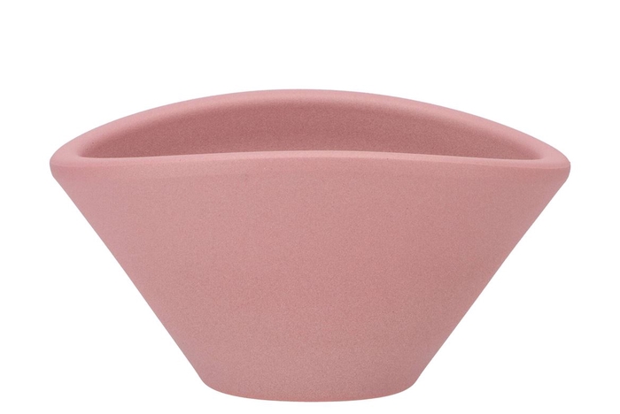 <h4>Vinci Pink Bowl Oval 24x17x12cm</h4>