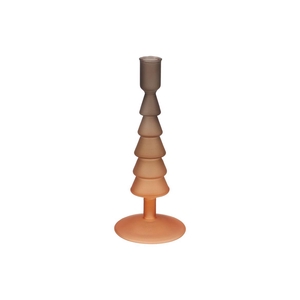 Nova Woods Brown Candle Holder Tricolor 9x9x22cm N