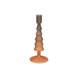 Nova Woods Brown Candle Holder Tricolor 9x9x22cm