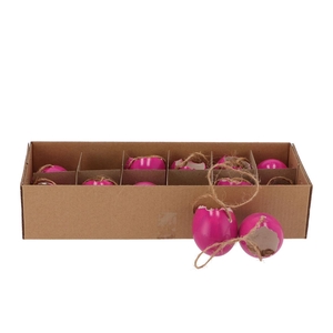 Eggs Kippen Hanger Fuchsia Per 12 5x5cm