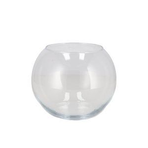 Glass Vase Sphere 11x15cm