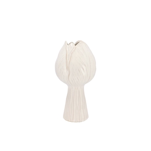 Tulip White Vase Tulip 13x13x27cm