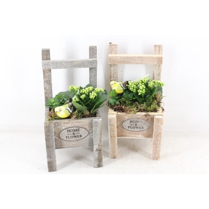 arr2 TD - Houten stoel - wit