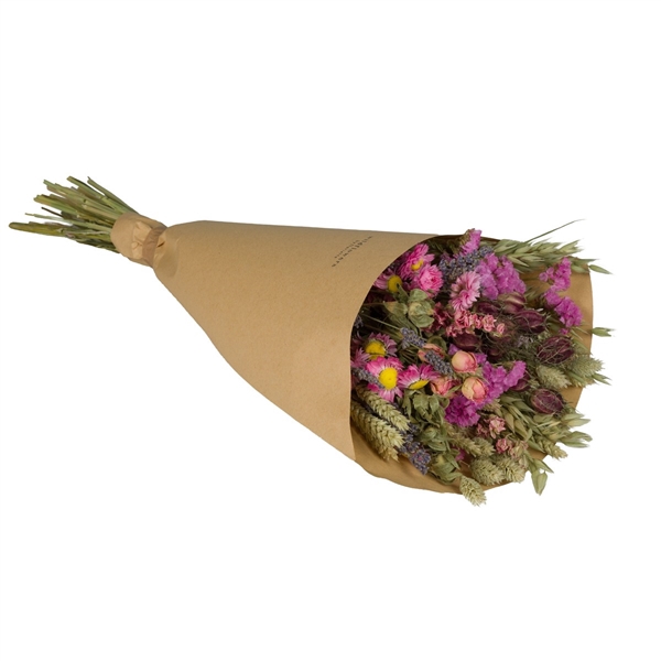 Droogbloemen-Field Bouquet Large 60cm-Pink