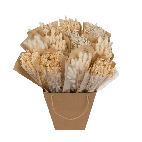 Droogbloemen-Dried Mono Mix 50cm-White