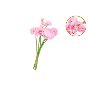 Silk Flowers Ass Light Pink 23cm