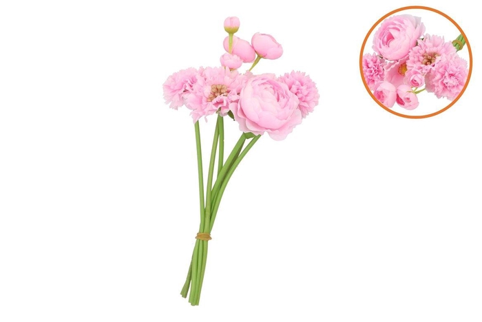 <h4>Silk Flowers Ass Light Pink 23cm P/1</h4>