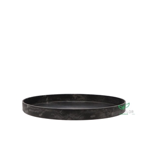 MELAMINE GREY TRAY D26,5 H3