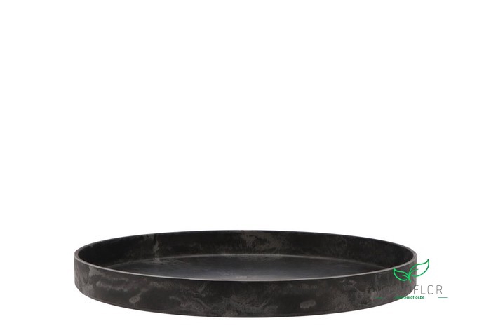 MELAMINE GREY TRAY D26,5 H3