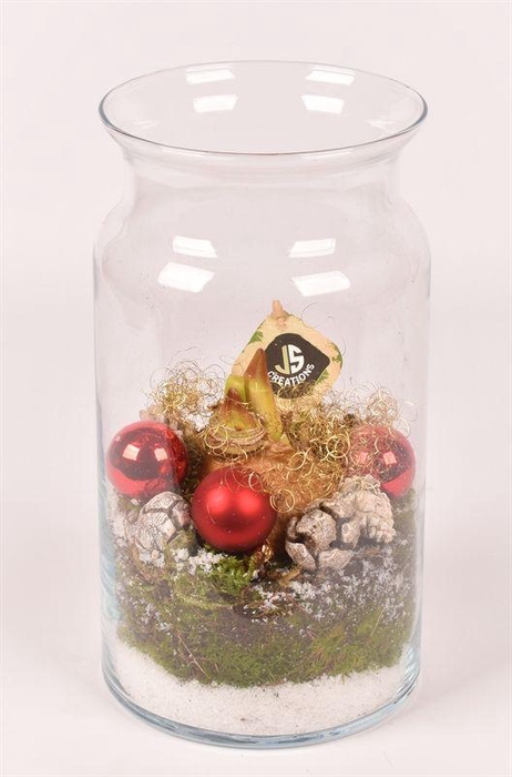 <h4>Glas melkbus dia 14 hoog 25</h4>