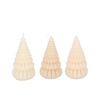 Candle Frosty Pagoda Tree Cozy Sand Mix Ass 7x14cm Ass