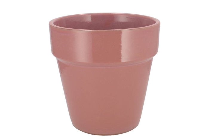 Ebbi Moss Pink Pot Glaze 20x20cm