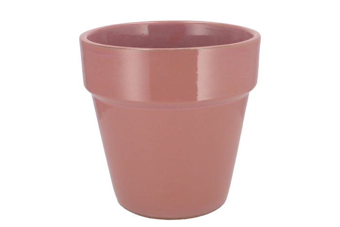 Ebbi Moss Pink Pot Glaze 20x20cm Nm