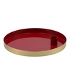 Marrakech Bordeaux Candle Plate Round 22x2,5cm