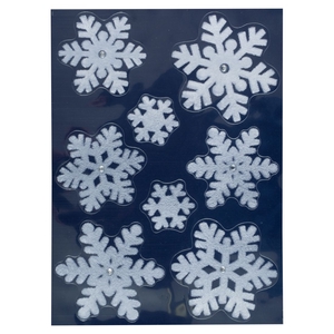 DF12-RD-60265 - Sticker snowflake 29,5x40cm