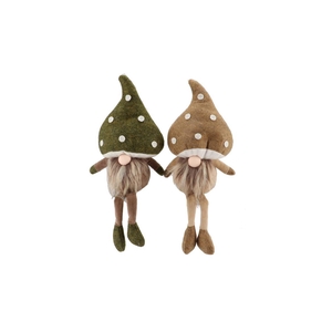Gnome Mushroom 20x11x40cm Nm
