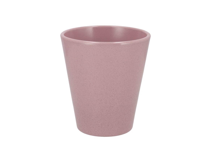 Ceramic Rosa Stone Pot Orchid 15x15cm
