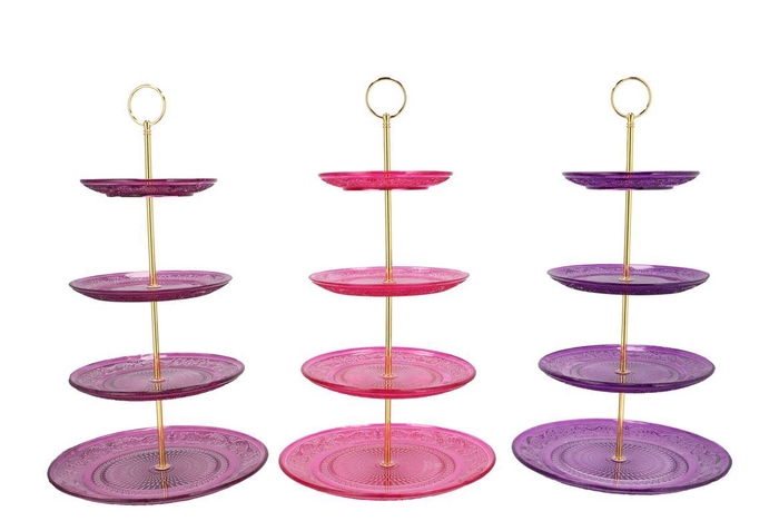 Dayah Sky Purple Mix Cake Shelf Ass 15/18/20/25x46cm Nm