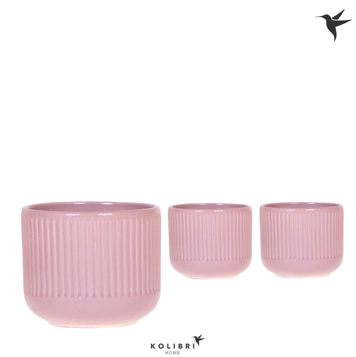 <h4>Kolibri Home Flare pot purple</h4>