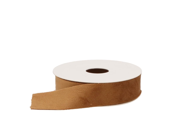 <h4>Ribbon Velvet 73 Brown 5mx25mm P/1</h4>