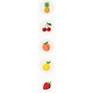 Labels Sticker 40mm x250 Fruits