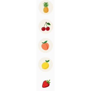 Labels Sticker 40mm x250 Fruits