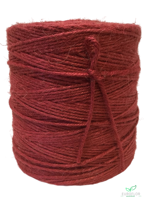 JUTE ROPE 1KG RED