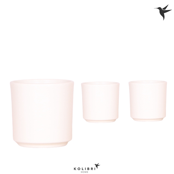 <h4>Kolibri Home Simplicity pot white 12 cm</h4>