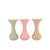Mia Dreamy Pastel Mix Vase Neck Trumpet 11x11x23cm