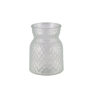 Diamond Clear Vase 10x14cm Nm