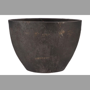 Bali Black Coal Bowl Ovl 39x19x27cm