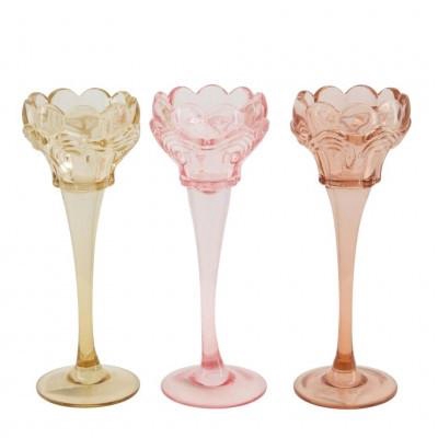 <h4>Candlelight Flower glass d08*20.5cm</h4>