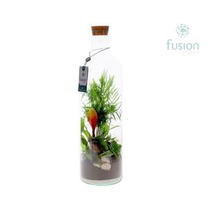 Green Bottle Fles Large met Pasen arrangement