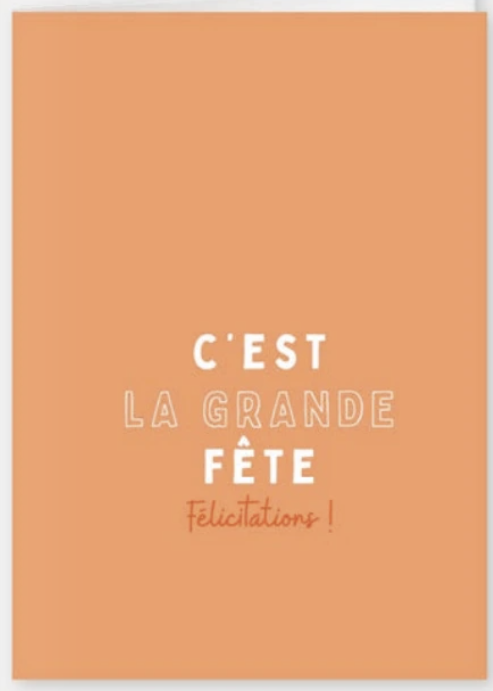 <h4>C'est la grande fête félicitations (1126004F)</h4>