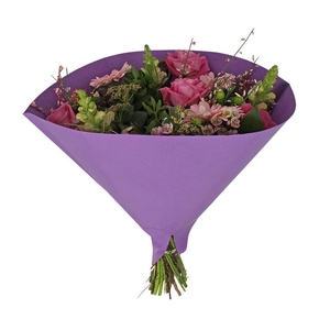 Hoes 35x35cm Angelo 70gr wit gestr. kraft paars 500/doos