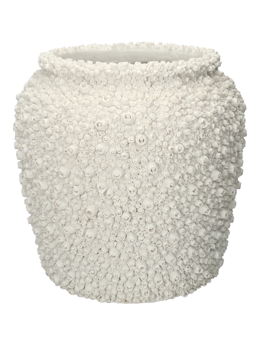 <h4>DF03-741271700 - Pot Zelora d18.5/24.5xh23.5 white</h4>