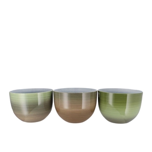 Melamine Rainbow Green Pot Ass 36x30cm
