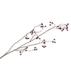 Silk Berry Branched Purple 93cm