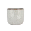Iron Stone White Glazed Pot 19x17cm