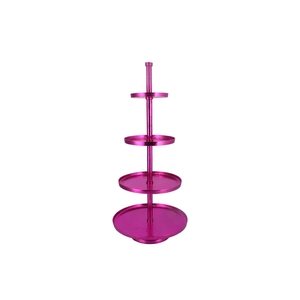 Storage Shelf Fuchsia Foil 56x56x125cm