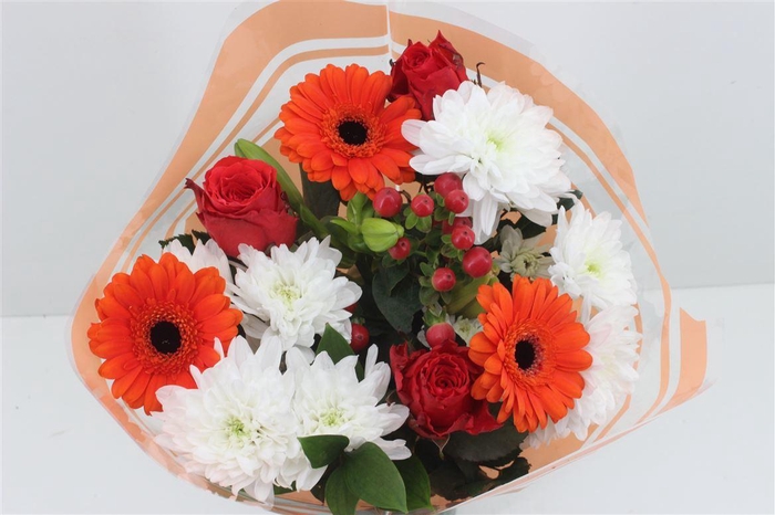 <h4>Boeket 3 Roos 3 Germini Oranje</h4>