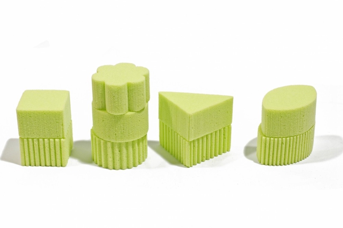 OASIS RAINBOW MIGNARDISES 5CM-6CM 45PCS LIME GREEN