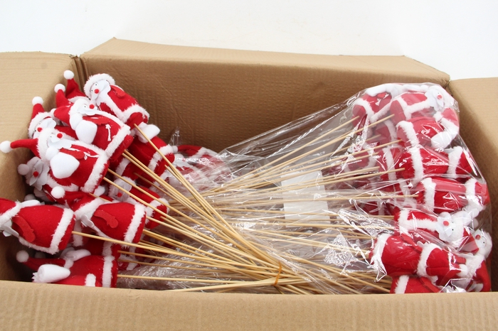 <h4>Stick Snowman Xmas Red 26322</h4>