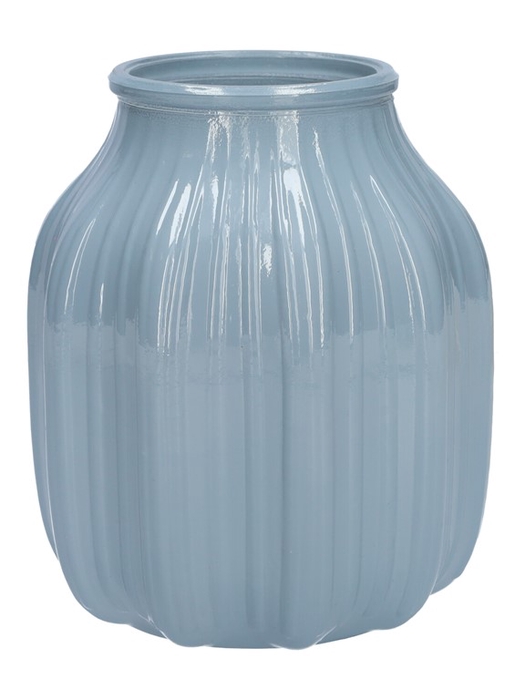 <h4>Vase Suko d8.5/13.8xh16 light blue</h4>