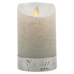 DF12-BD-20100 - Magic fl candle 75x125mm pearl white tmr