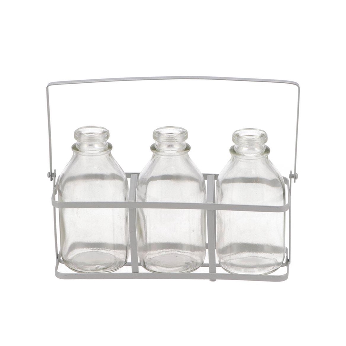 <h4>Metal Rack +3 Bottles</h4>