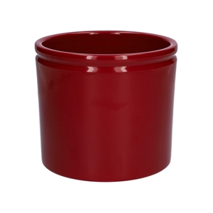 DF03-885096947 - Pot Lucca d14xh12.5 winered shiny