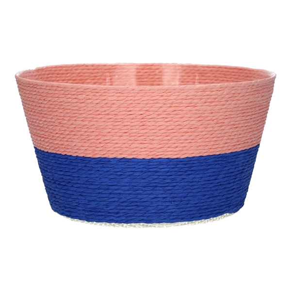 <h4>Basket Riley1 Duo d19xh10 pink\\cobalt blue</h4>