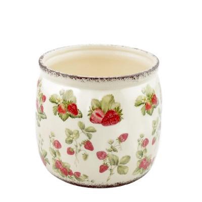 <h4>Keramiek Exclusief Strawberry pot d18.5*16cm</h4>